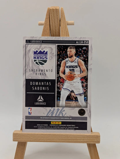 2022-23 DOMANTAS SABONIS /10 AUTO PANINI CHRONICLES LUMINANCE INK AUTOGRAPHS FRENLY BRICKS - Open 7 Days