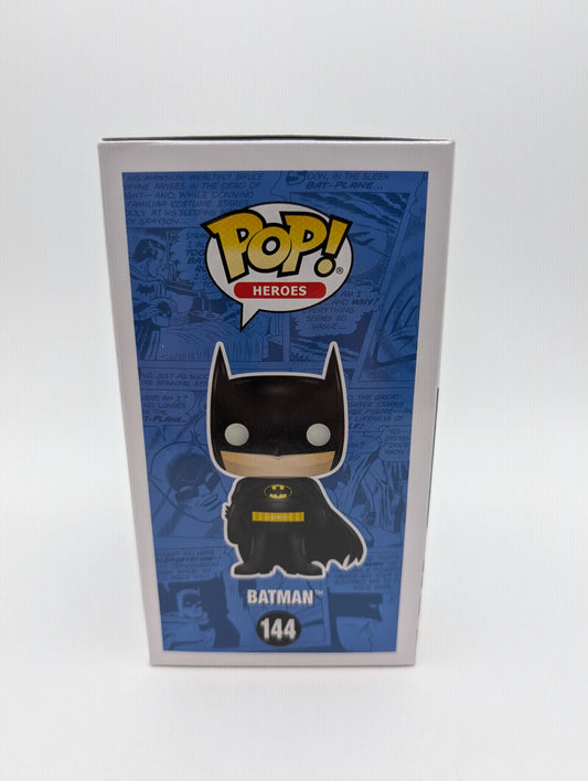 Funko POP! DC Comics Vinyl Figure - BATMAN (Black Chrome) #144 (Exclusive) FRENLY BRICKS - Open 7 Days