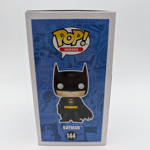 Funko POP! DC Comics Vinyl Figure - BATMAN (Black Chrome) #144 (Exclusive) FRENLY BRICKS - Open 7 Days