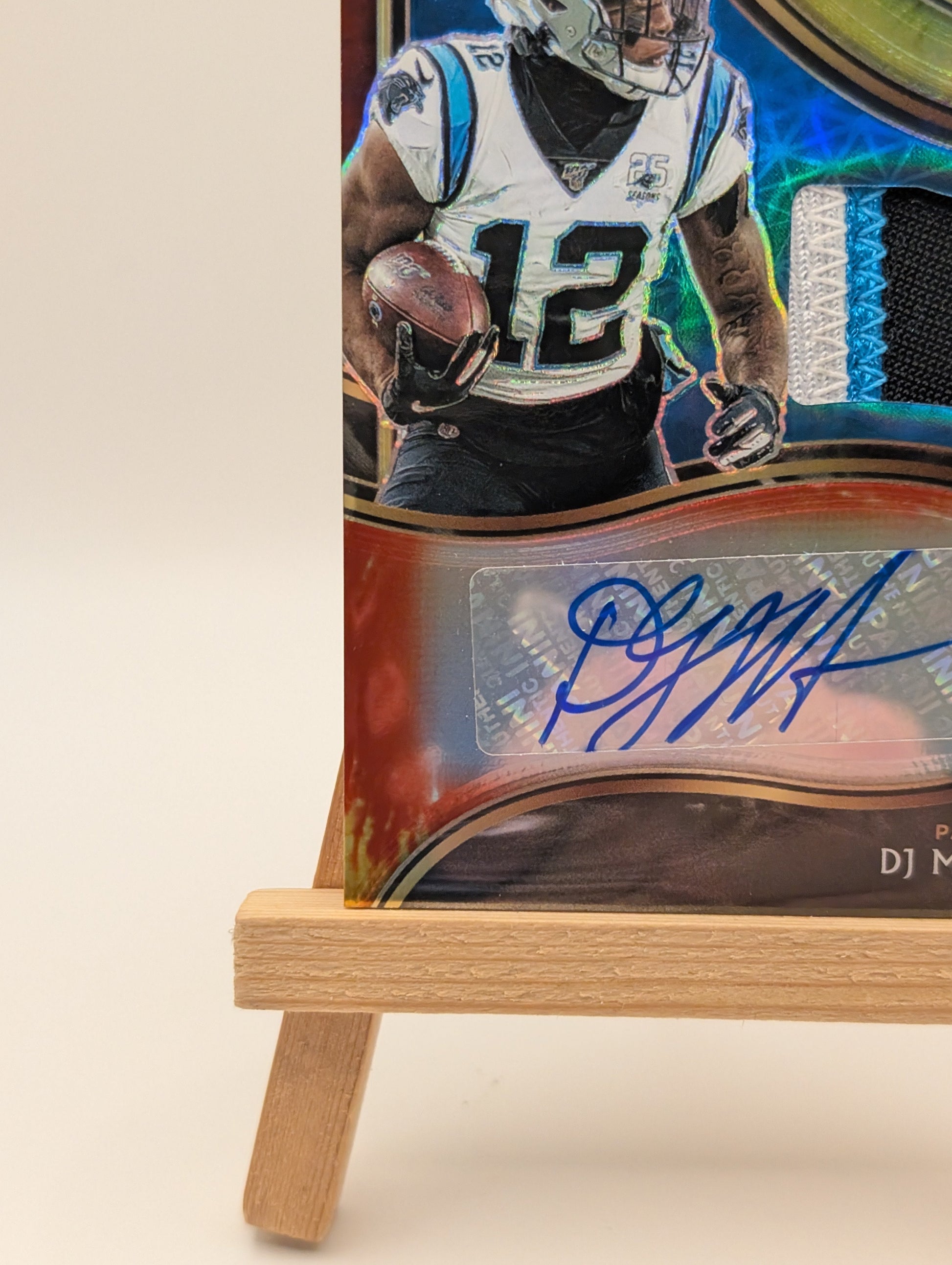 2020 Select DJ Moore Signature Patch Tie Dye Prizm Auto /25 FRENLY BRICKS - Open 7 Days