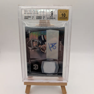 2020 Panini Obsidian Draft Picks - Jersey Autographs Jordan Love /99 Bgs *cracks FRENLY BRICKS - Open 7 Days