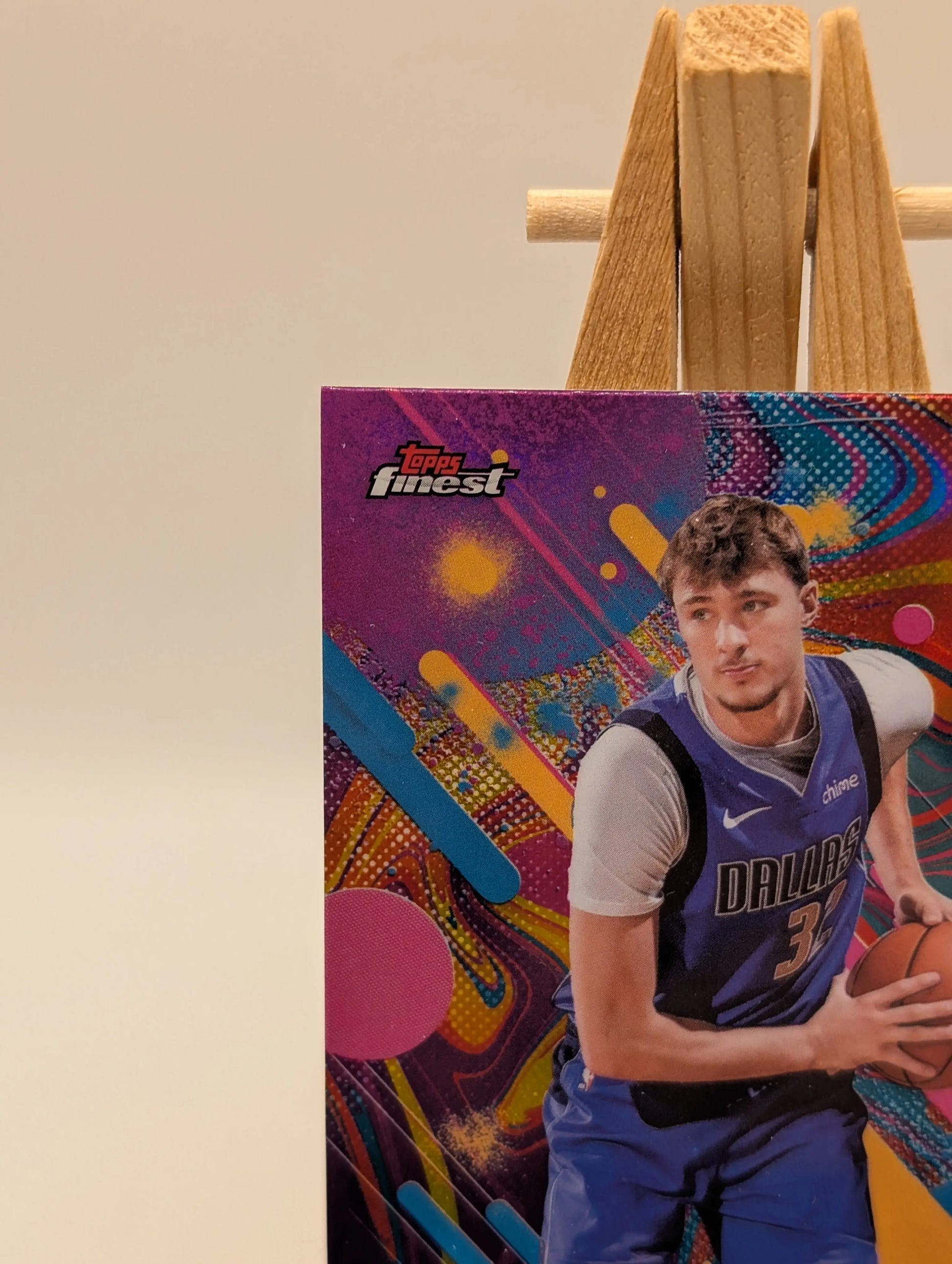 2025-26 Topps Finest COOPER FLAGG Common Rookie Oil Spill #1 FRENLY BRICKS - Open 7 Days image 4