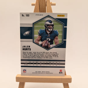 2021 Panini Mosaic NFL Jalen Hurts HONEYCOMB SSP Philadelphia Eagles # 160 FRENLY BRICKS - Open 7 Days