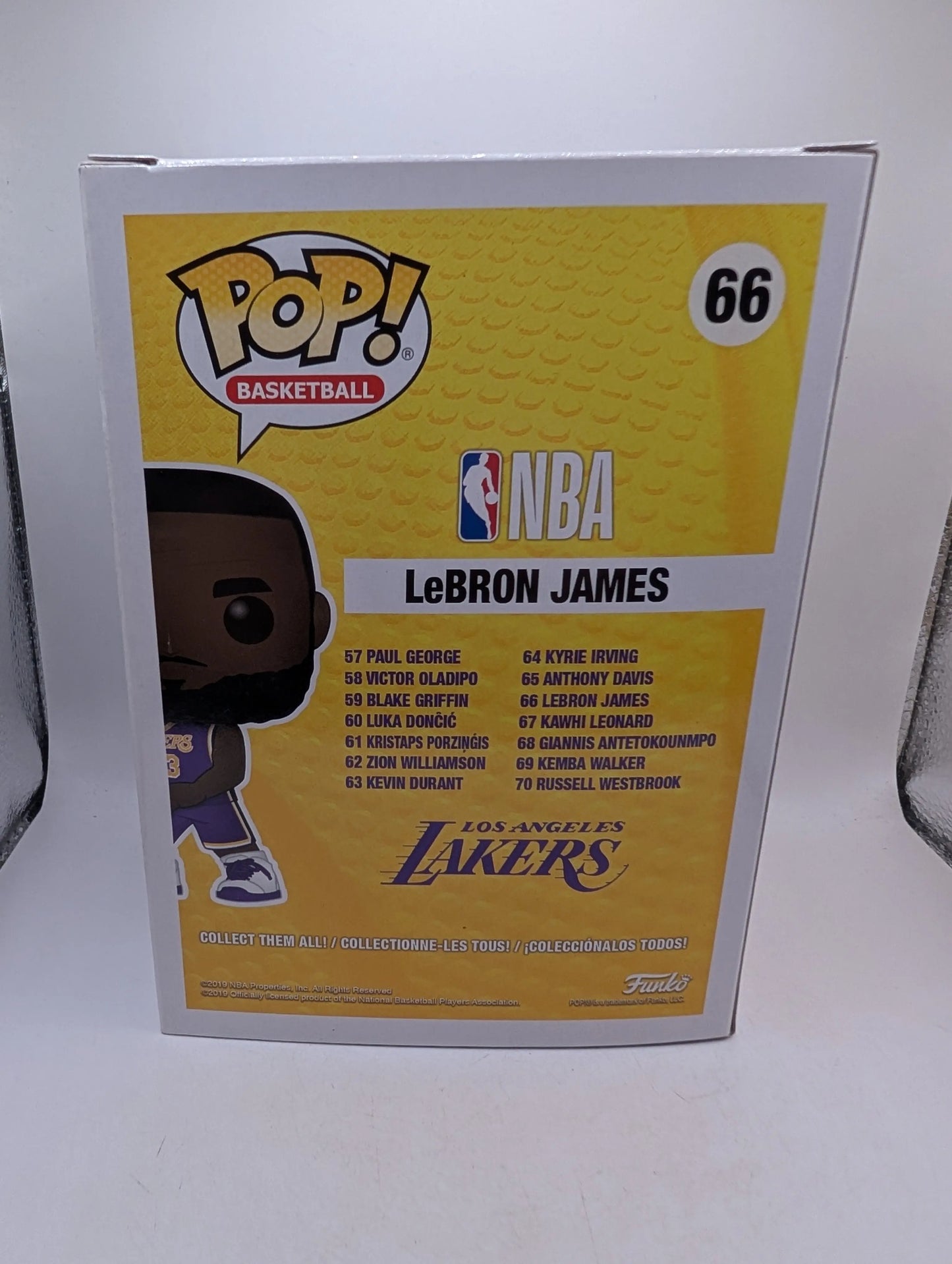 Lakers Lebron James NBA Sports Basketball Funko Pop! Vinyl #66 FRENLY BRICKS - Open 7 Days
