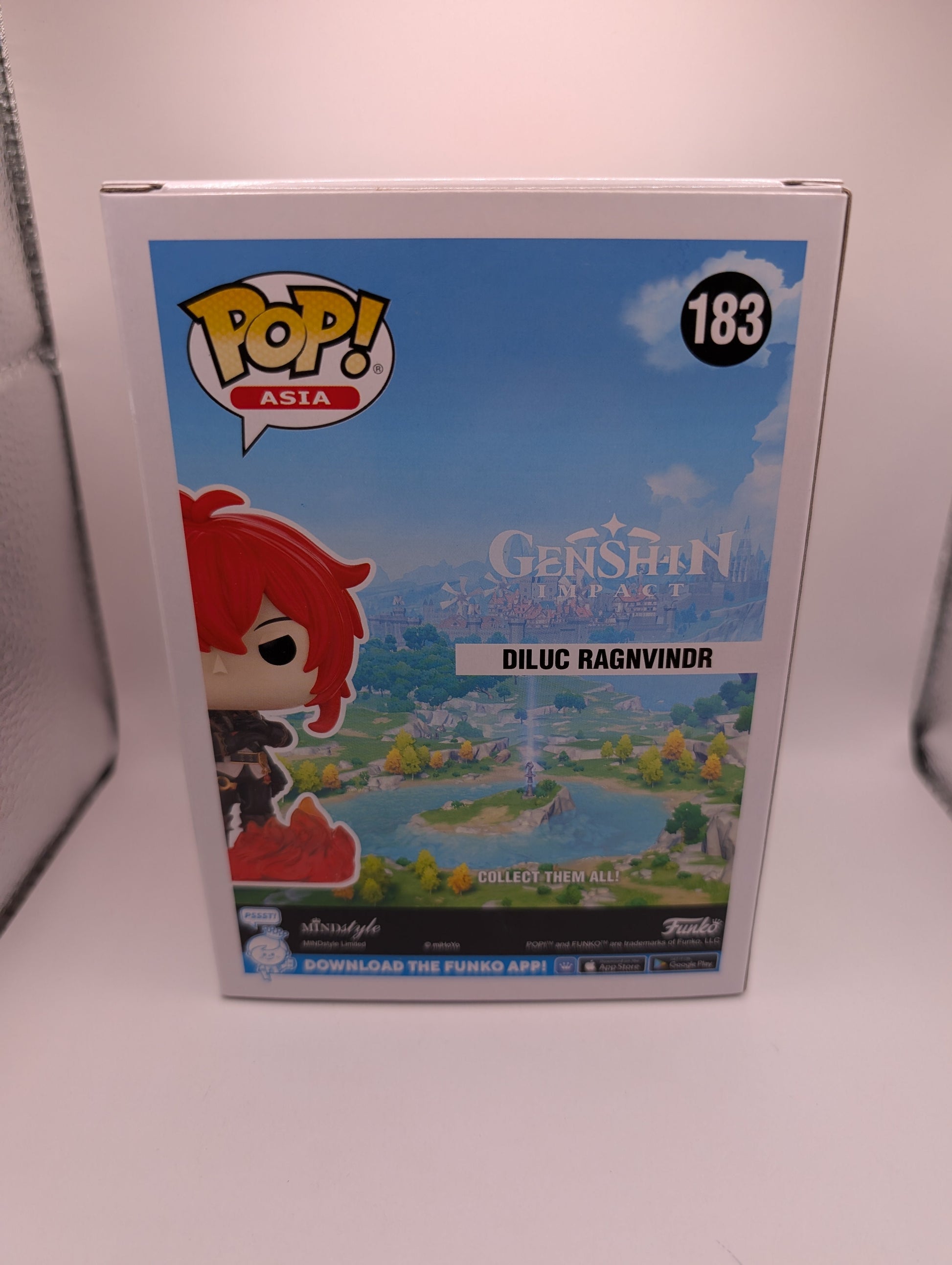 Funko - Genshin Impact - Diluc Ragvindr #183 FRENLY BRICKS - Open 7 Days