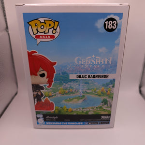 Funko - Genshin Impact - Diluc Ragvindr #183 FRENLY BRICKS - Open 7 Days