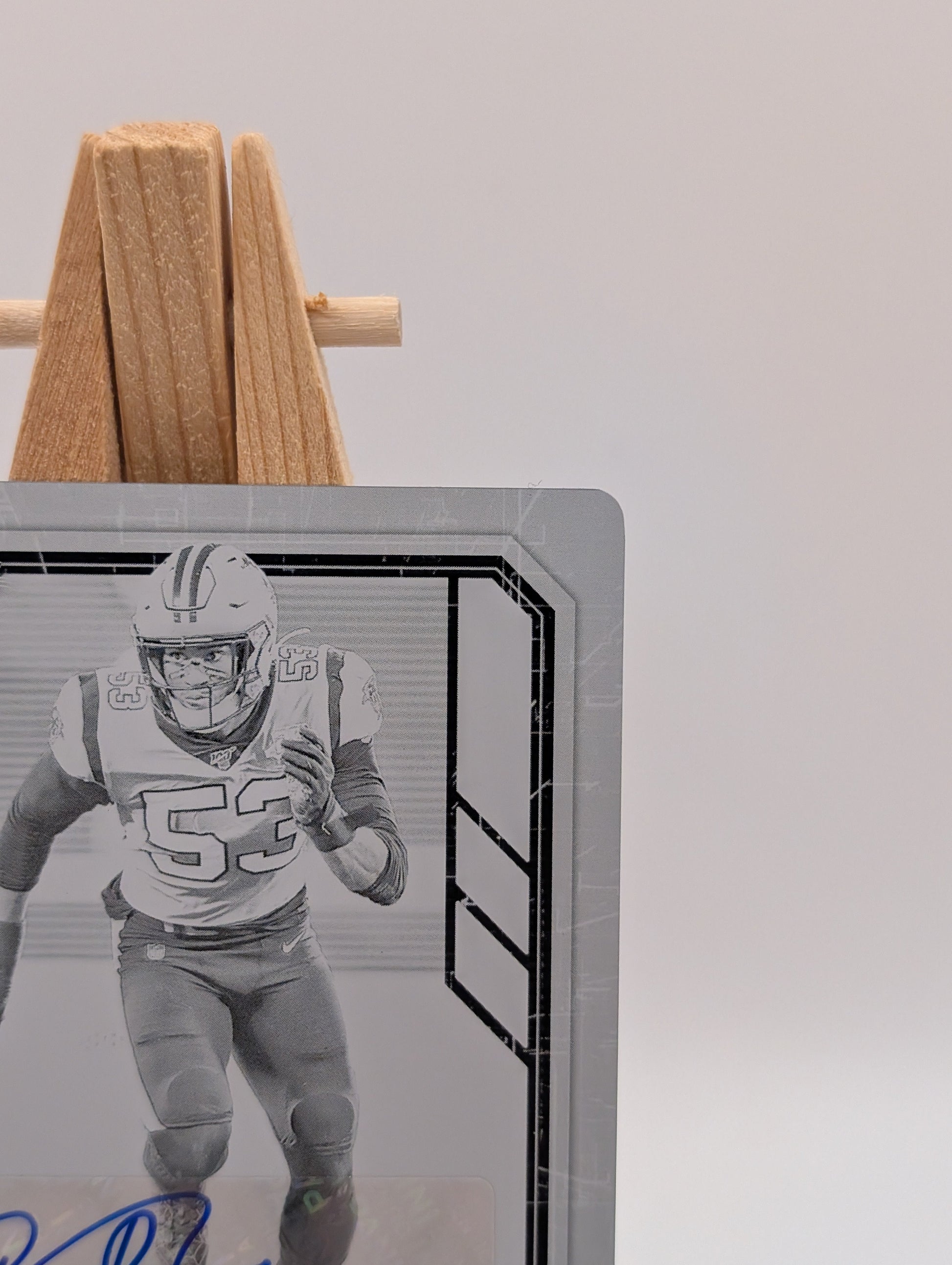 2020 Football Panini Playbook Brian Burns 1/1 Panthers #80 One of One Auto FRENLY BRICKS - Open 7 Days