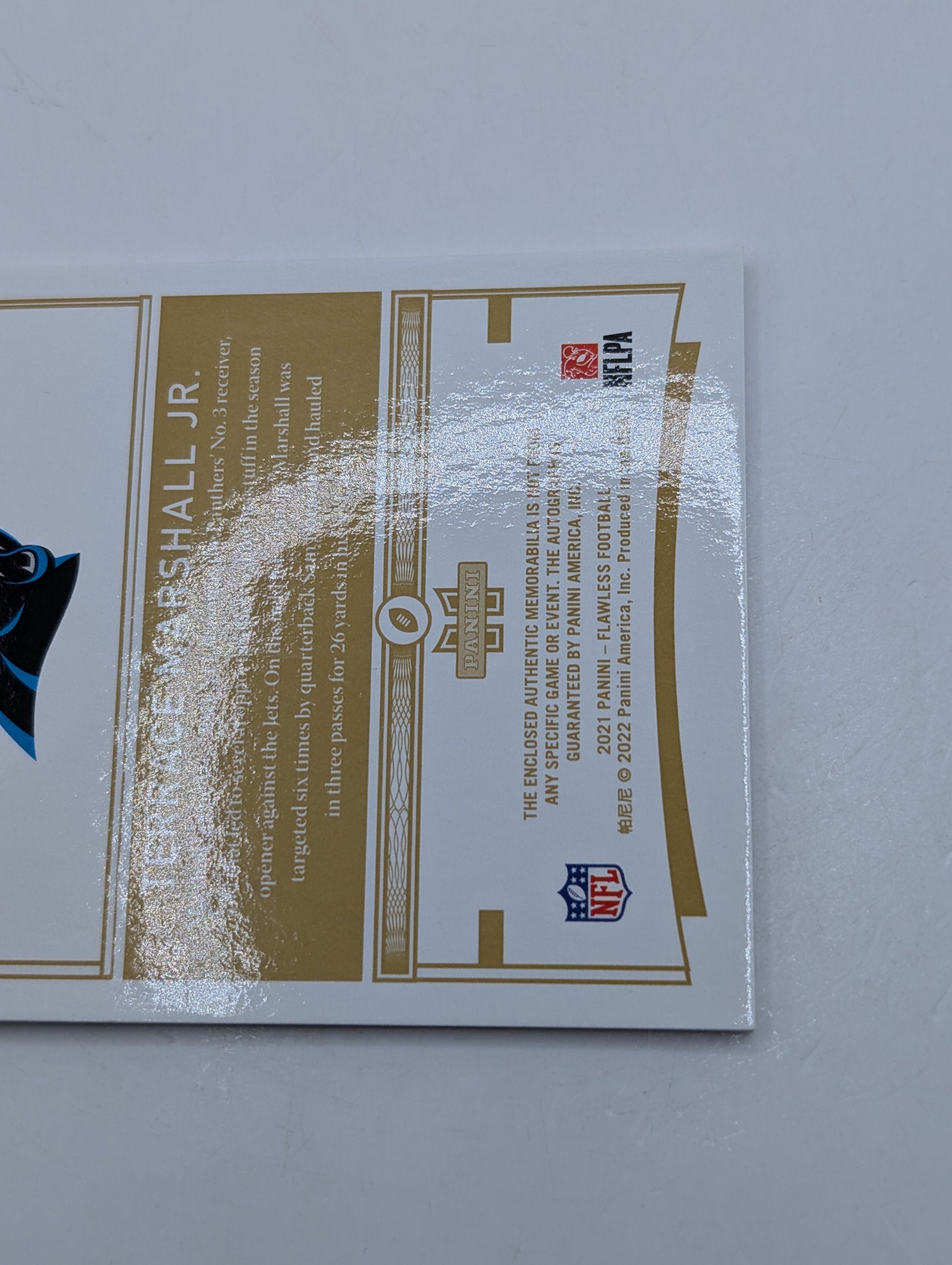 TERRACE MARSHALL JR 2021 FLAWLESS RPA ROOKIE PATCH RUBY RC AUTO /15 FRENLY BRICKS - Open 7 Days