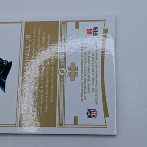 TERRACE MARSHALL JR 2021 FLAWLESS RPA ROOKIE PATCH RUBY RC AUTO /15 FRENLY BRICKS - Open 7 Days