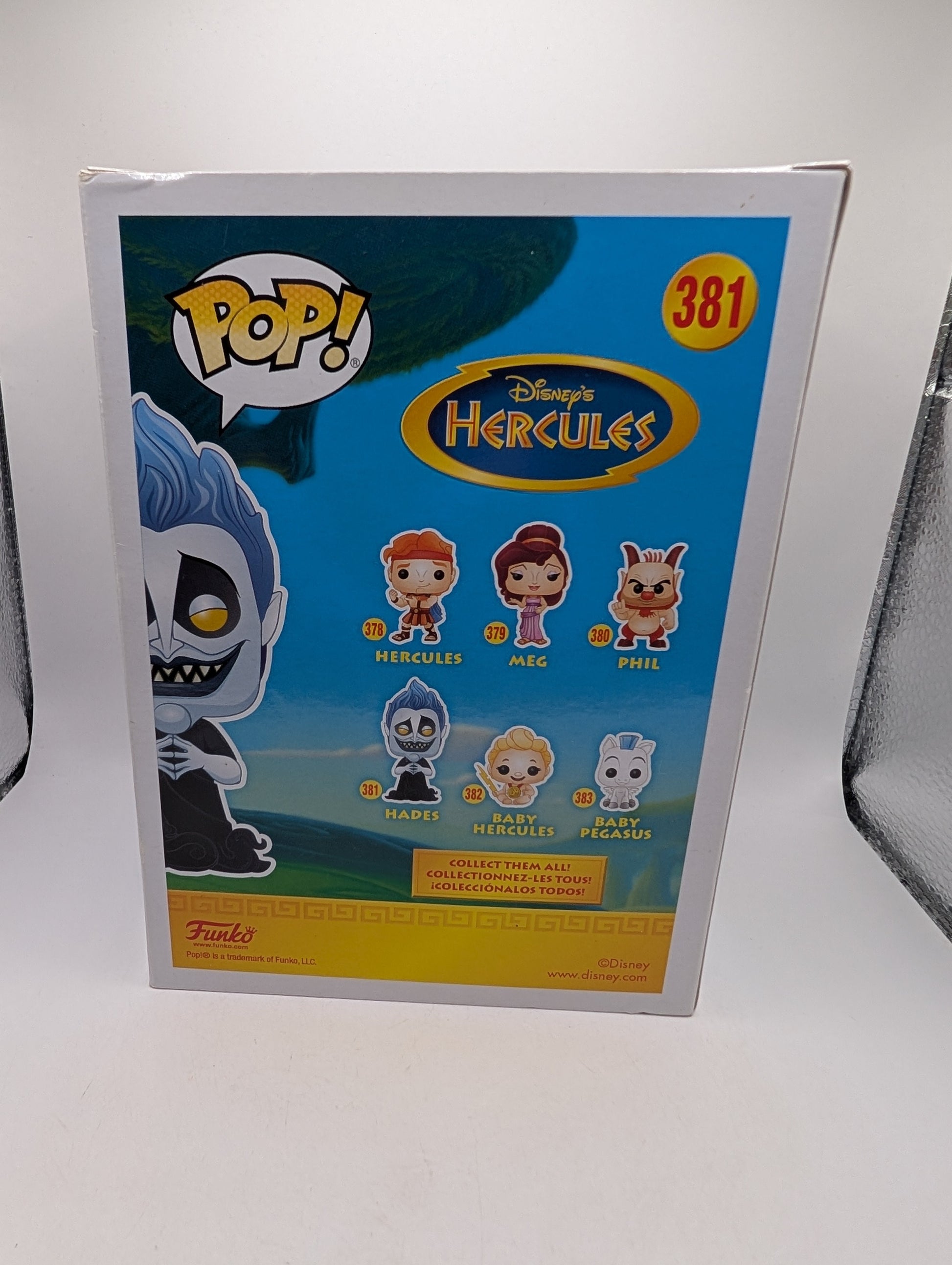 Disney Funko Pop - Hades (Glow) - Hercules - No. 381 FRENLY BRICKS - Open 7 Days