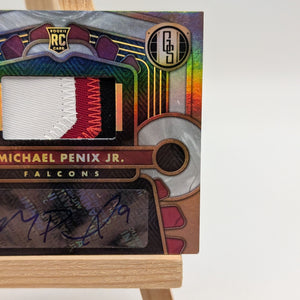 24 Panini Rookie Patch Auto RPA Michael Penix Jr. /49 Panini Gold Standard FRENLY BRICKS - Open 7 Days