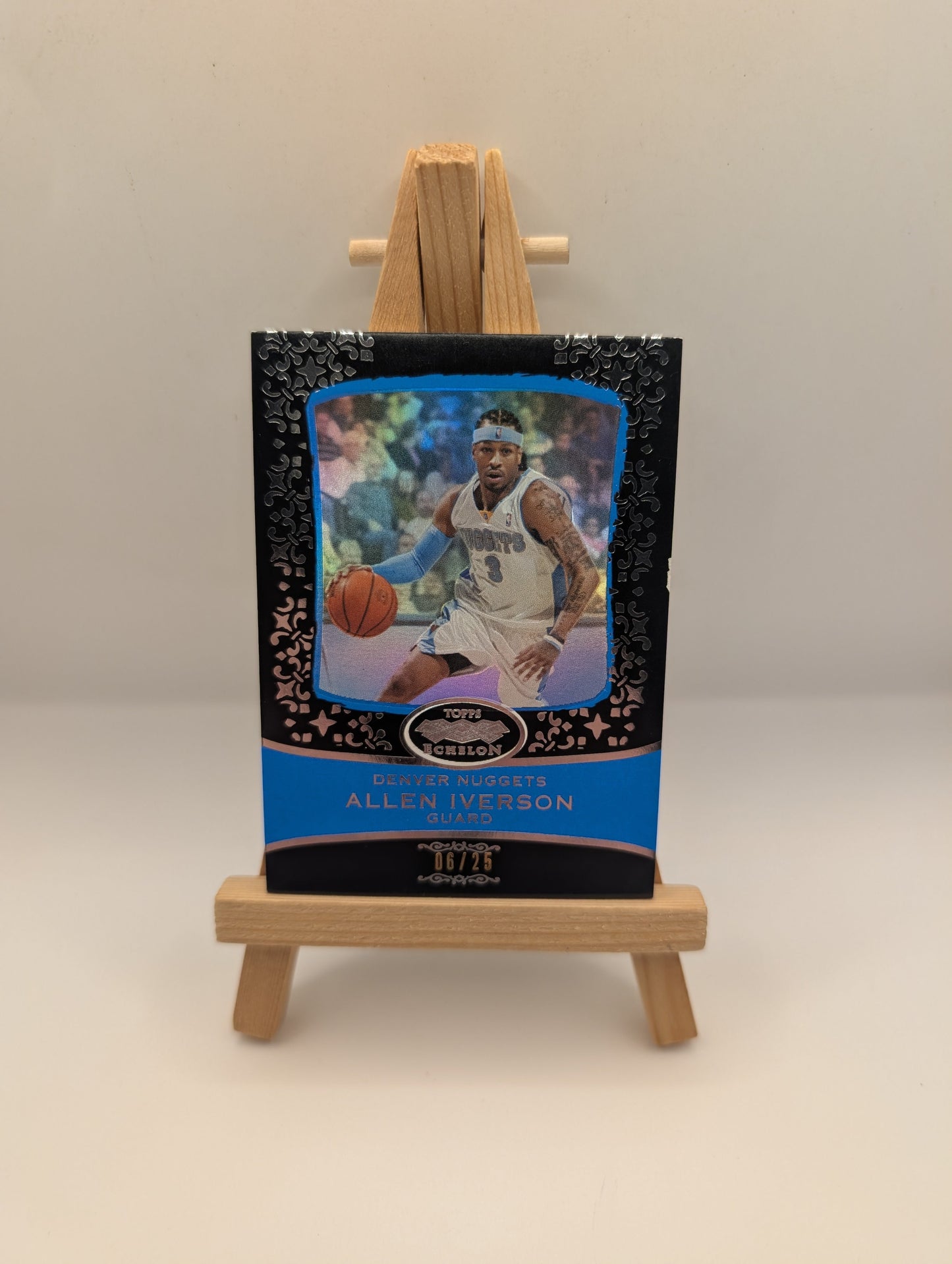 2007-08 Topps Allen Iverson Echelon Blue /25 FRENLY BRICKS - Open 7 Days