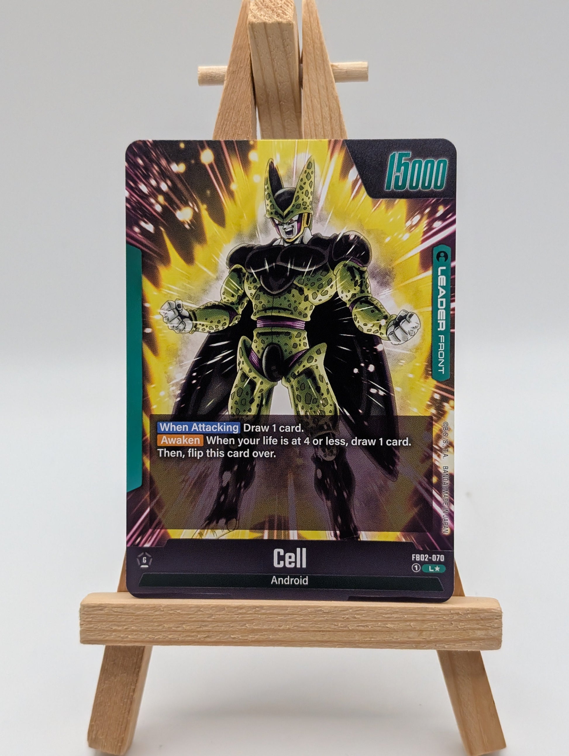 Cell Leader L	FB02-070 Alternate Art Dragon Ball Fusion World Card FRENLY BRICKS - Open 7 Days