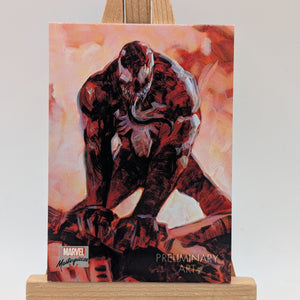2020 Upper Deck Marvel Masterpieces Level 1 Preliminary Art Venom #18 cj4 FRENLY BRICKS - Open 7 Days