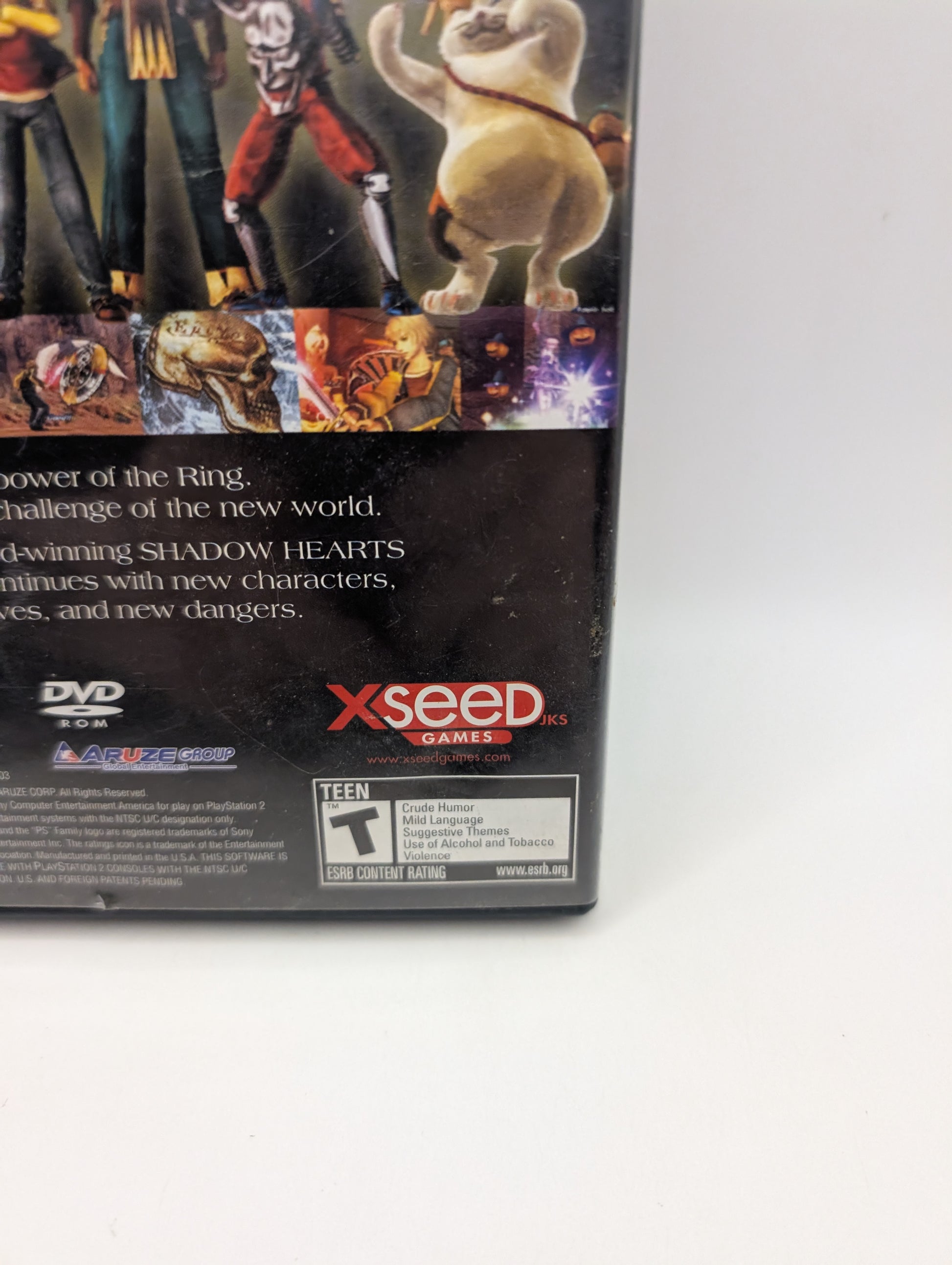 Shadow Hearts: From The New World (Sony PlayStation 2, 2006) No Manual TESTED