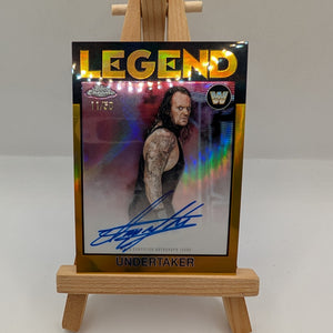 2026 Topps Chrome WWE UNDERTAKER 1986 Legend Autograph Auto Gold /50 FRENLY BRICKS - Open 7 Days