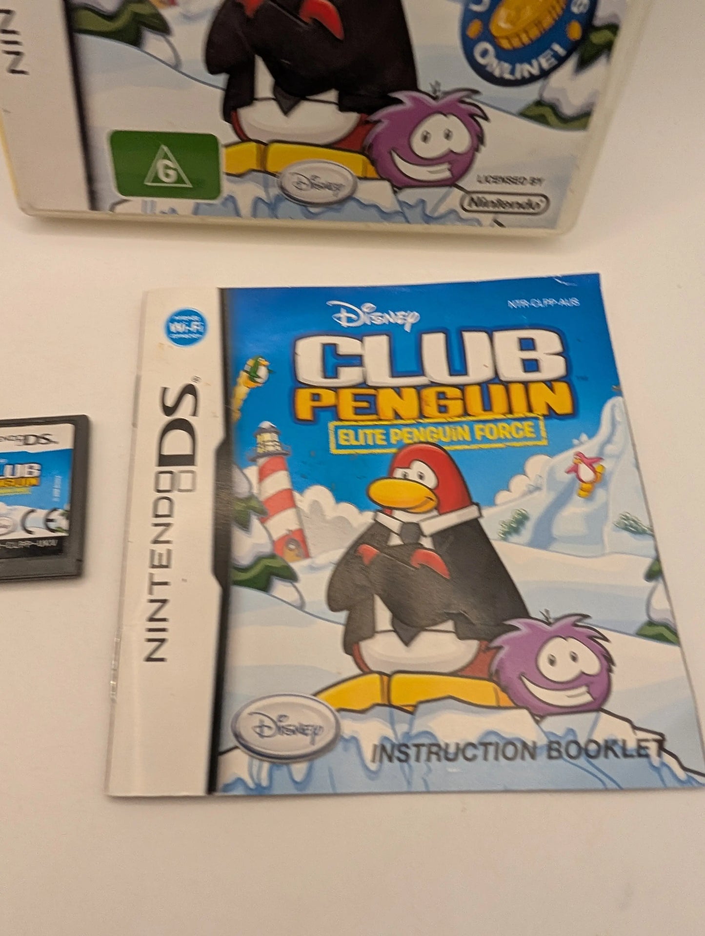 Disney Club Penguin Elite Penguin Force Nintendo DS Video Game FRENLY BRICKS - Open 7 Days