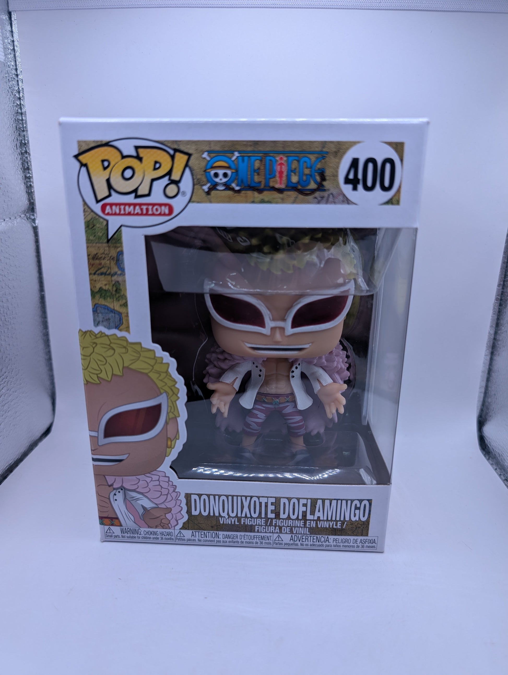 One Piece - Donquixote Doflamingo #400 Pop! VINYL Figure FRENLY BRICKS - Open 7 Days