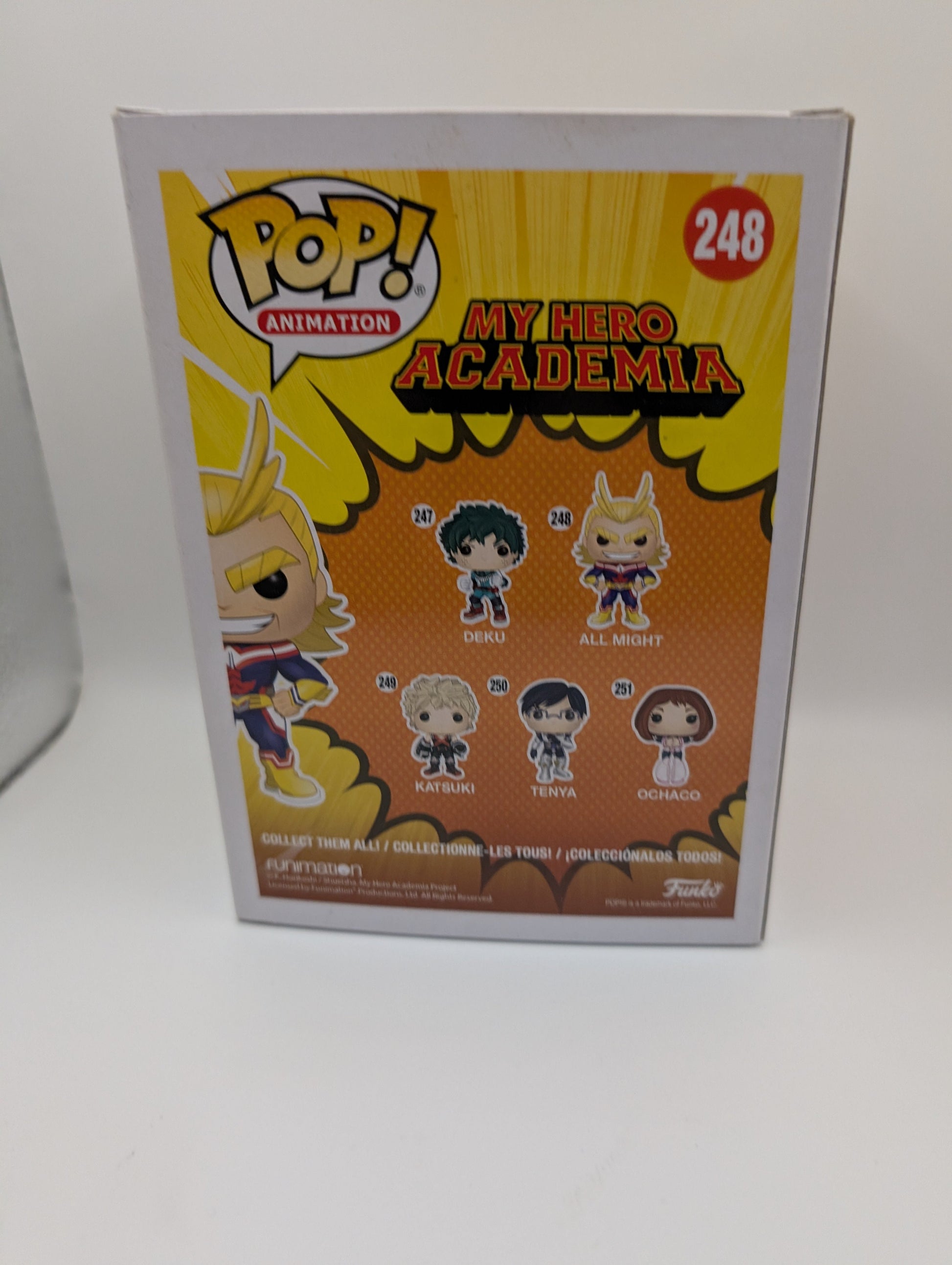 My Hero Academia - All might Pop! Vinyl Figure #248 FRENLY BRICKS - Open 7 Days