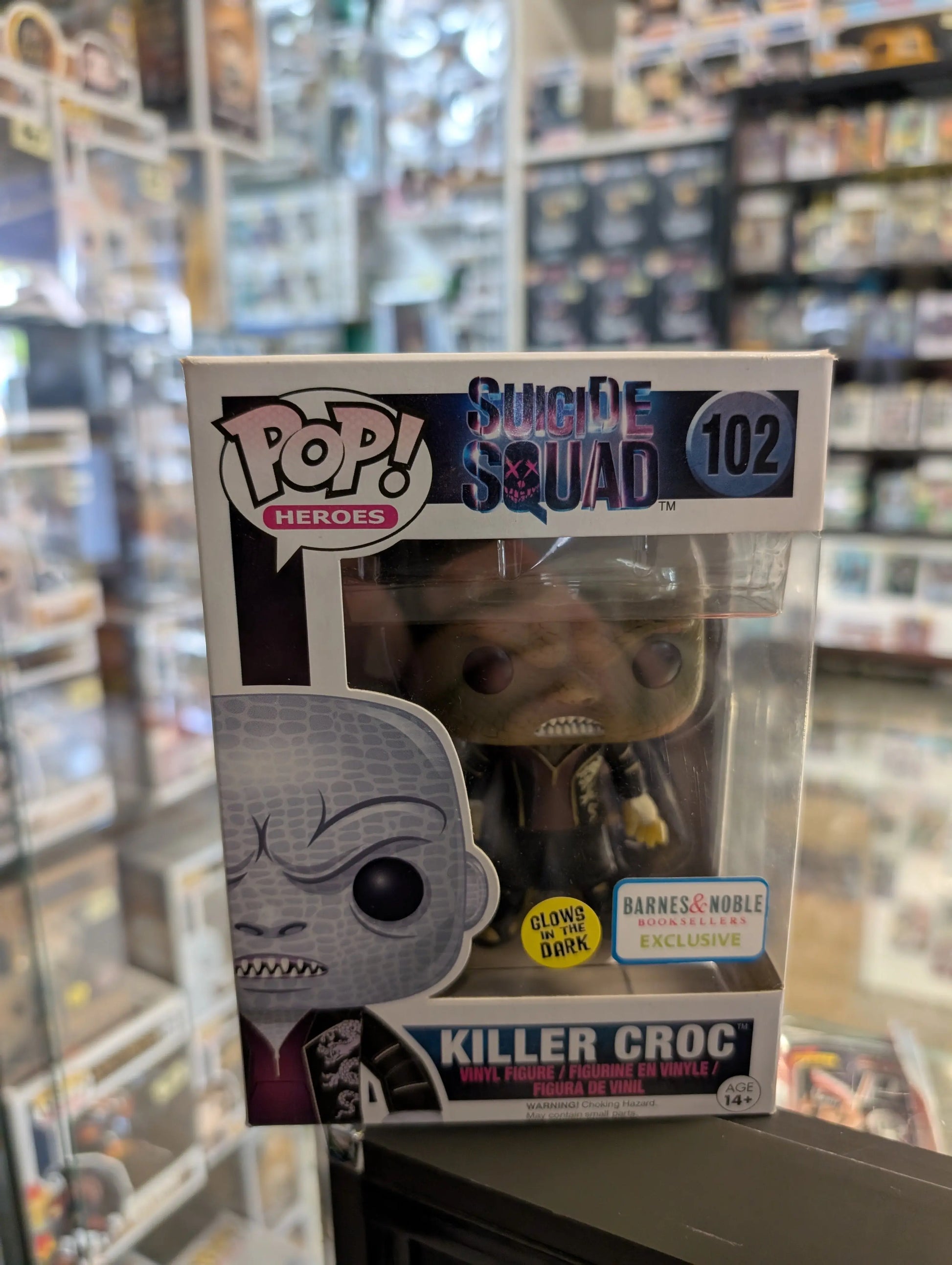 Killer Croc Glow GITD 102 Suicide Squad DC Funko Pop Vinyl FRENLY BRICKS - Open 7 Days