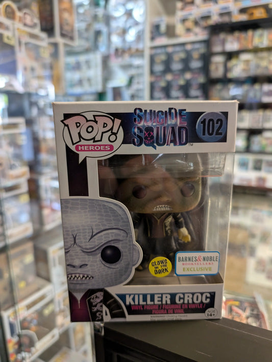 Killer Croc Glow GITD 102 Suicide Squad DC Funko Pop Vinyl FRENLY BRICKS - Open 7 Days