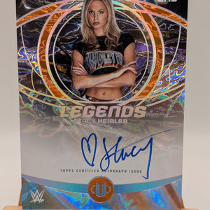 2025 Topps WWE Universe Stacy Keibler Legends On Card Auto Orange /25 FRENLY BRICKS - Open 7 Days