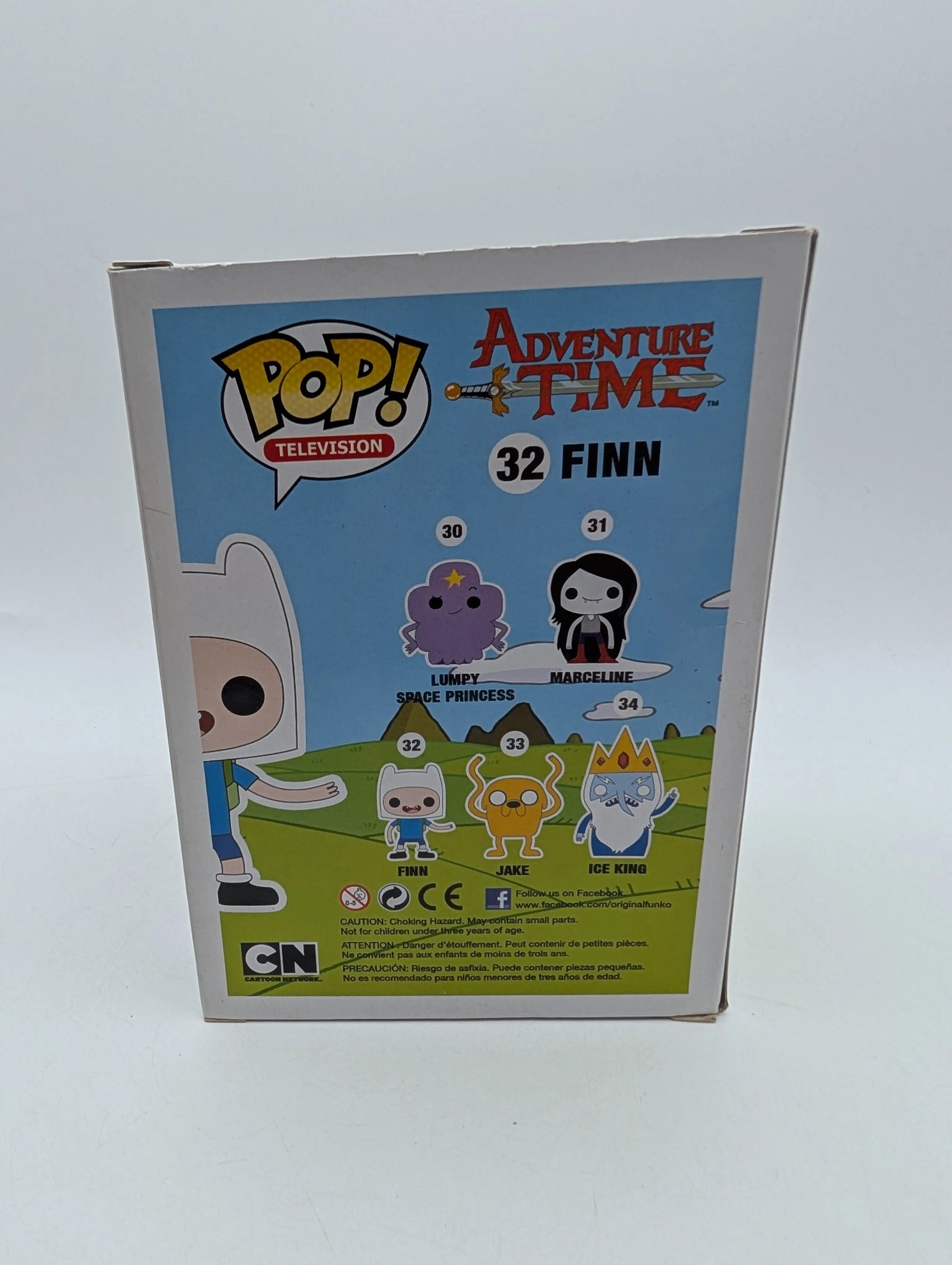 Funko Pop! TV Adventure Time - Finn Vinyl Action Figure #32 FRENLY BRICKS - Open 7 Days