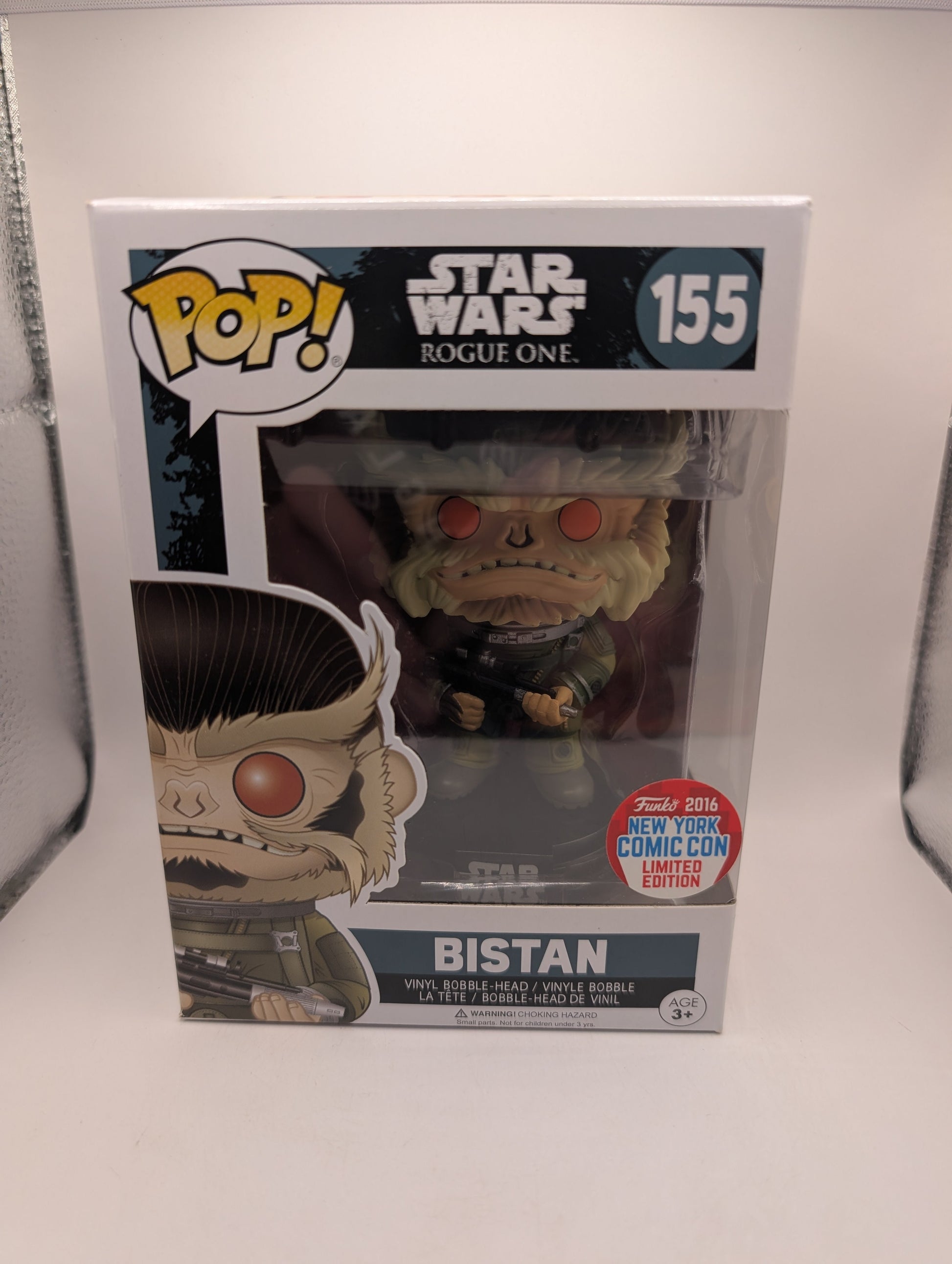 Star Wars Funko Pop - Bistan - Rogue One - No. 155 - NYCC FRENLY BRICKS - Open 7 Days