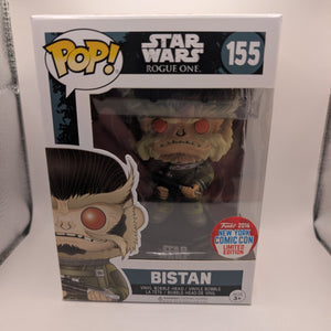 Star Wars Funko Pop - Bistan - Rogue One - No. 155 - NYCC FRENLY BRICKS - Open 7 Days
