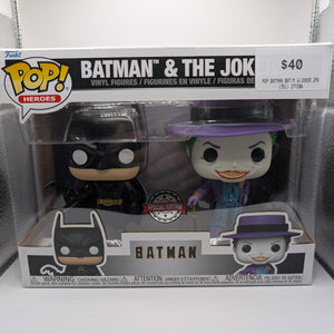 Batman & The Joker 1989 - Funko Pop! Vinyl 2 pack - New FRENLY BRICKS - Open 7 Days