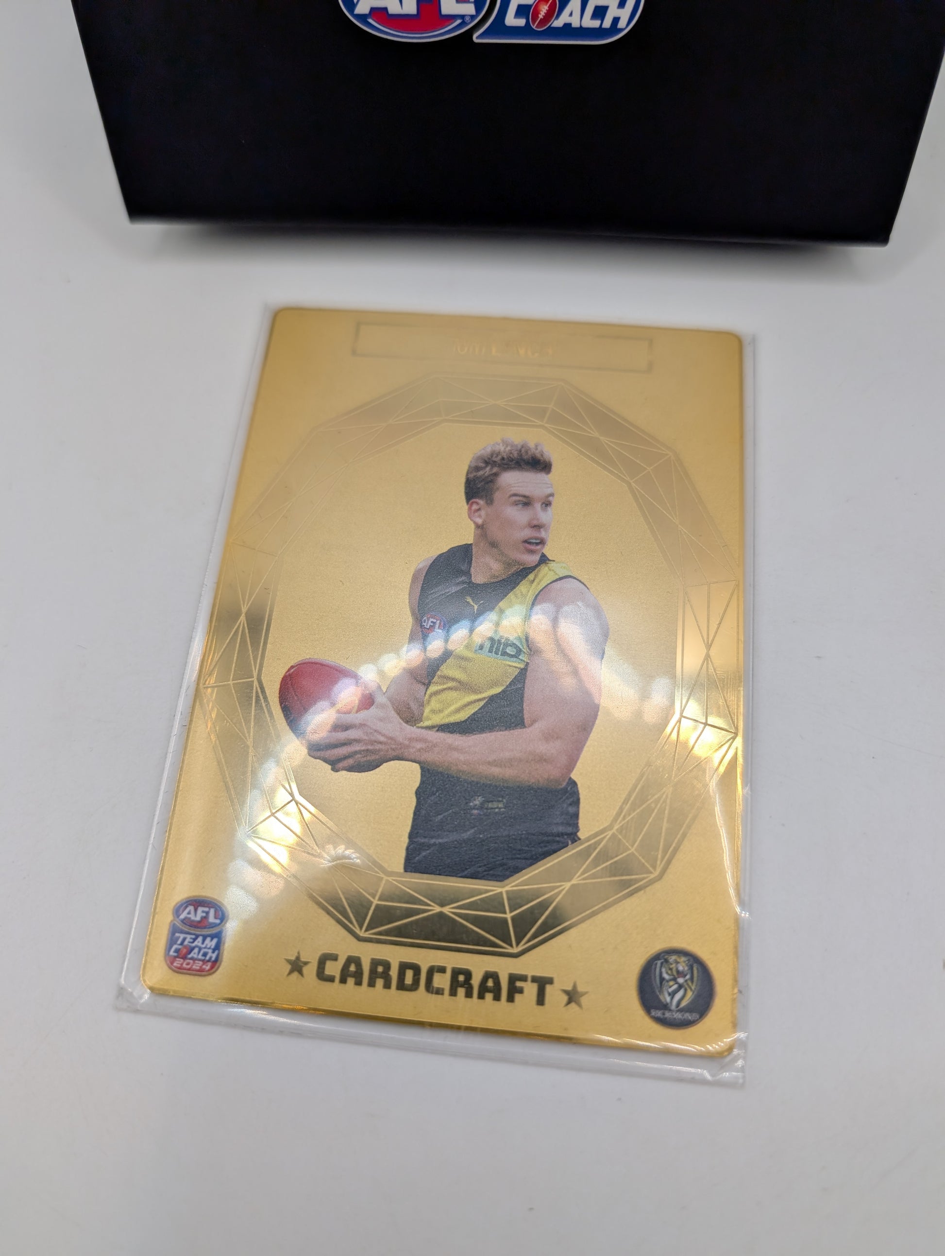 Cardcraft 24k Gold Card Craft 2025 Teamcoach AFL Footy Card Tom Lynch