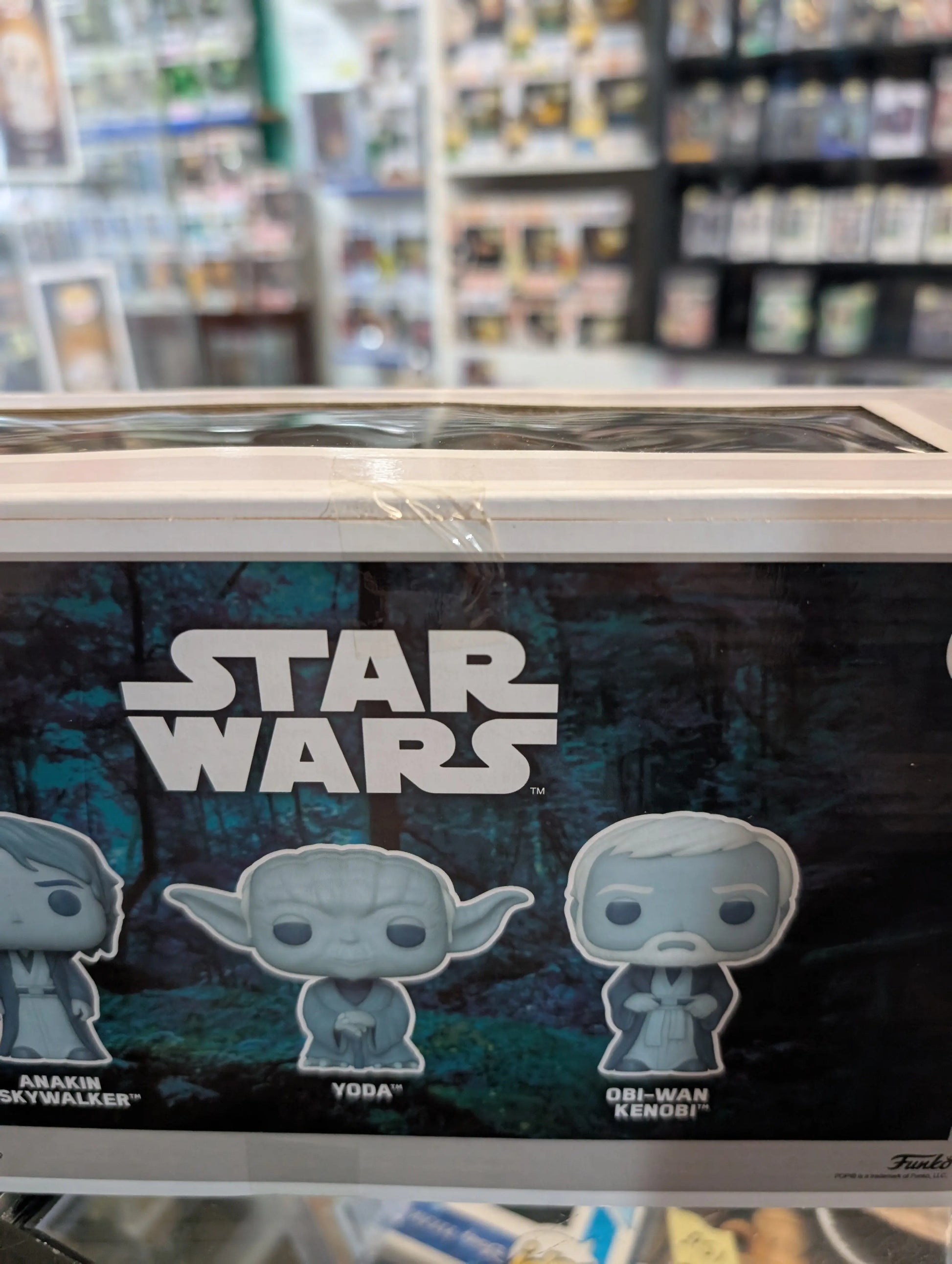 Funko Pop! Vinyl Star Wars Anakin Skywalker /Yoda/Obi-Wan Kenobi(Endor) GITD 3pk FRENLY BRICKS - Open 7 Days