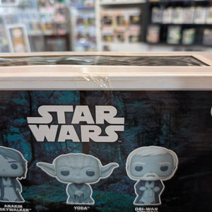 Funko Pop! Vinyl Star Wars Anakin Skywalker /Yoda/Obi-Wan Kenobi(Endor) GITD 3pk FRENLY BRICKS - Open 7 Days