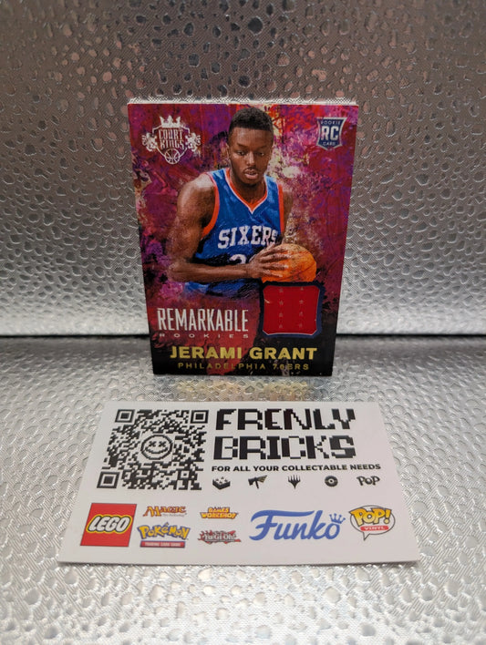 2014-15 Panini Court Kings Remarkable Rookie Memorabilia Jerami Grant #18 RC FRENLY BRICKS - Open 7 Days