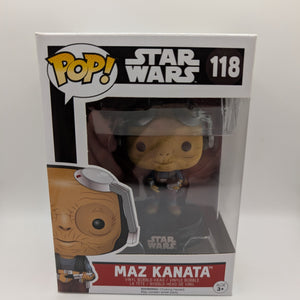 Funko Pop Vinyl Star Wars Maz Kanata #118 The Force Awakens FRENLY BRICKS - Open 7 Days