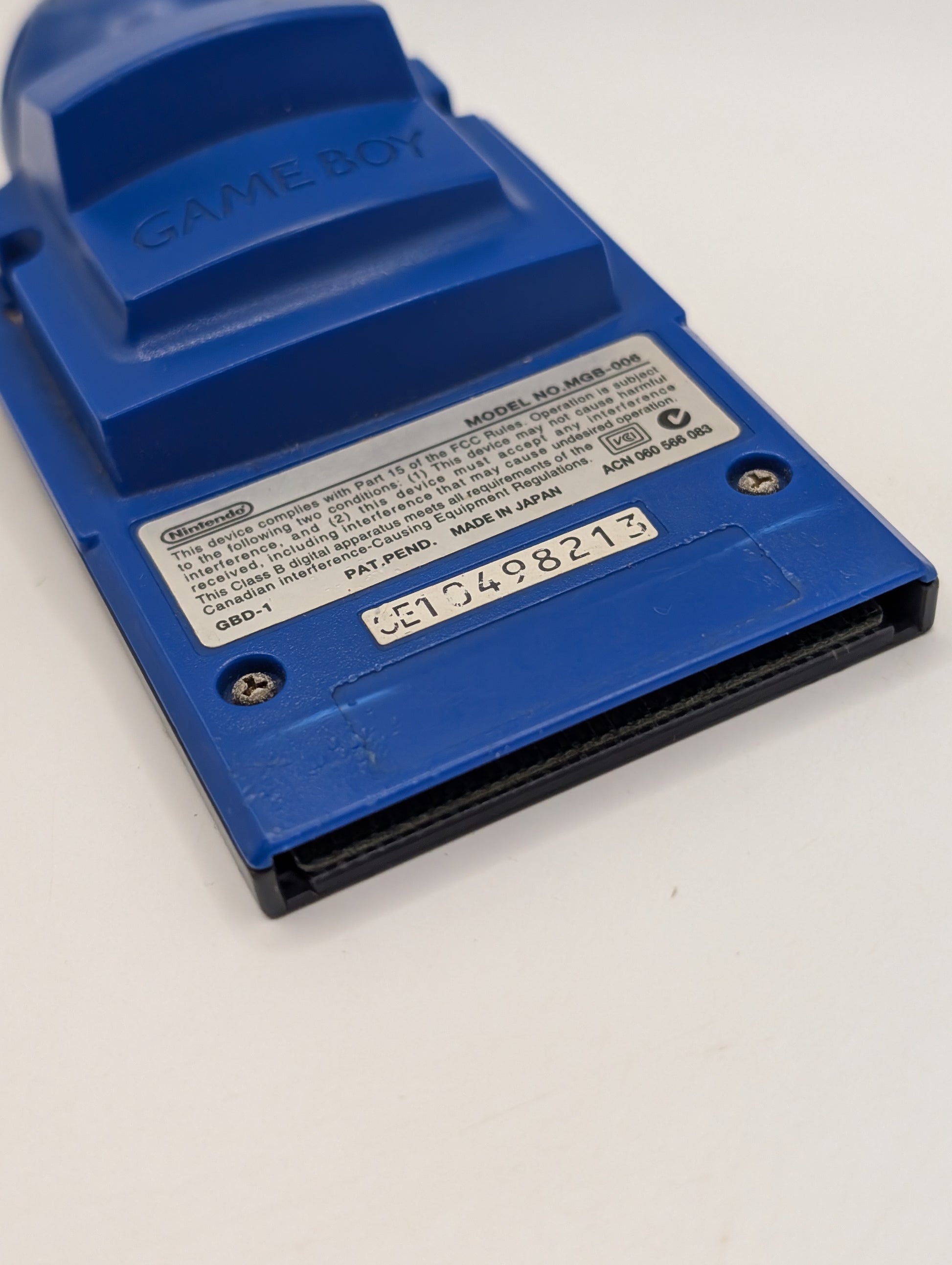 Nintendo GameBoy MGB-006 Camera Blue TESTED Works Game Boy Pocket Japan