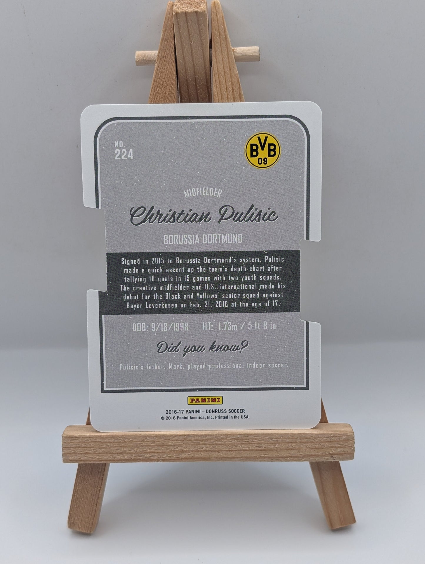 2016-17 Panini Donruss Debuts Christian Pulisic Rookie RC /149 FRENLY BRICKS - Open 7 Days