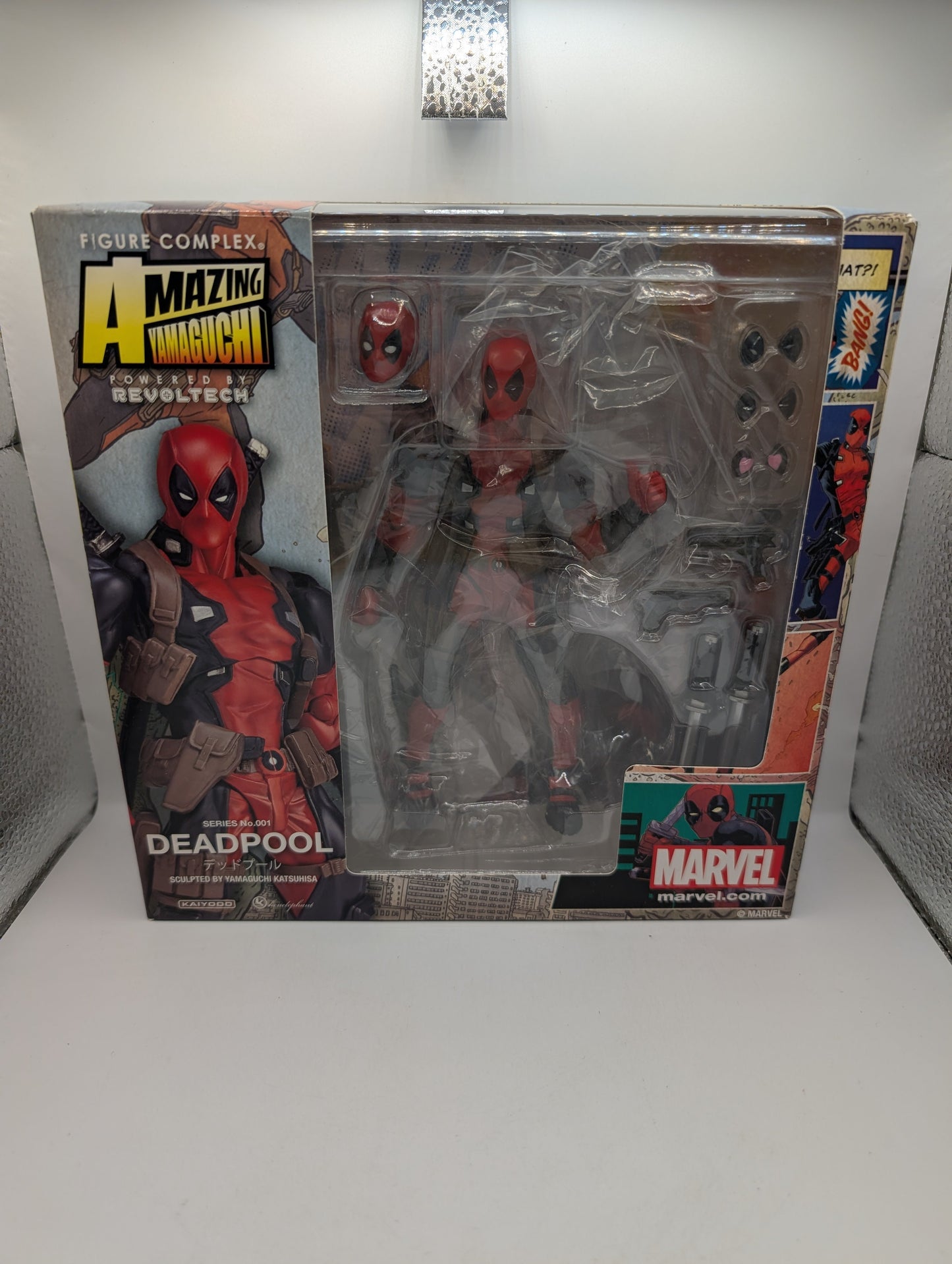 Amazing Yamaguchi No.001 Deadpool Figure - KAIYODO Japan broken seal FRENLY BRICKS - Open 7 Days