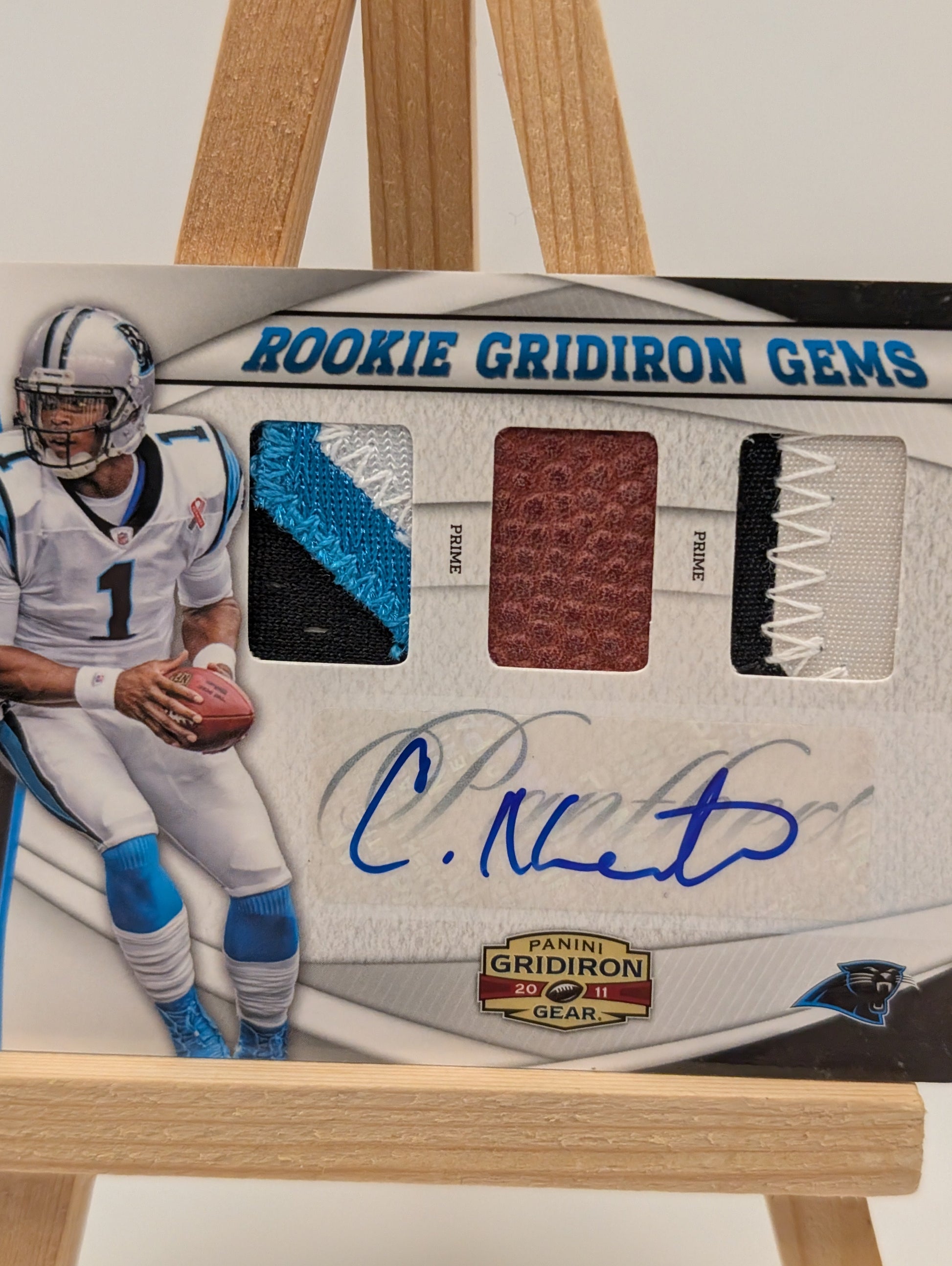 2011 Panini Gridiron Gear Rookie Gridiron Gems 3 Patch AUTO /20 FRENLY BRICKS - Open 7 Days