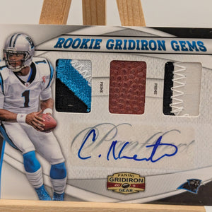 2011 Panini Gridiron Gear Rookie Gridiron Gems 3 Patch AUTO /20 FRENLY BRICKS - Open 7 Days