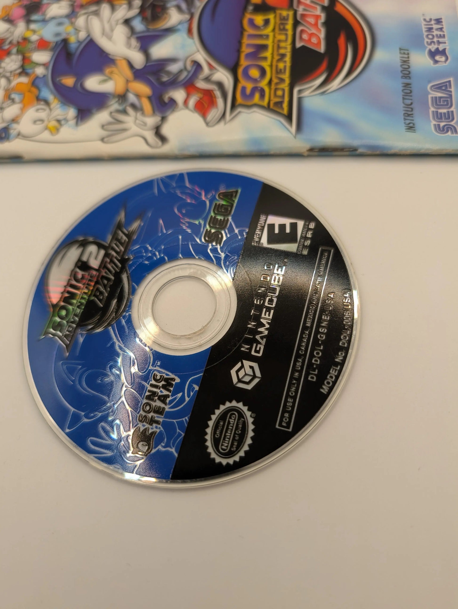 Sonic Adventure 2: Battle (GameCube Game PAL)  VGC - Disc, Manual, Case Vintage FRENLY BRICKS - Open 7 Days