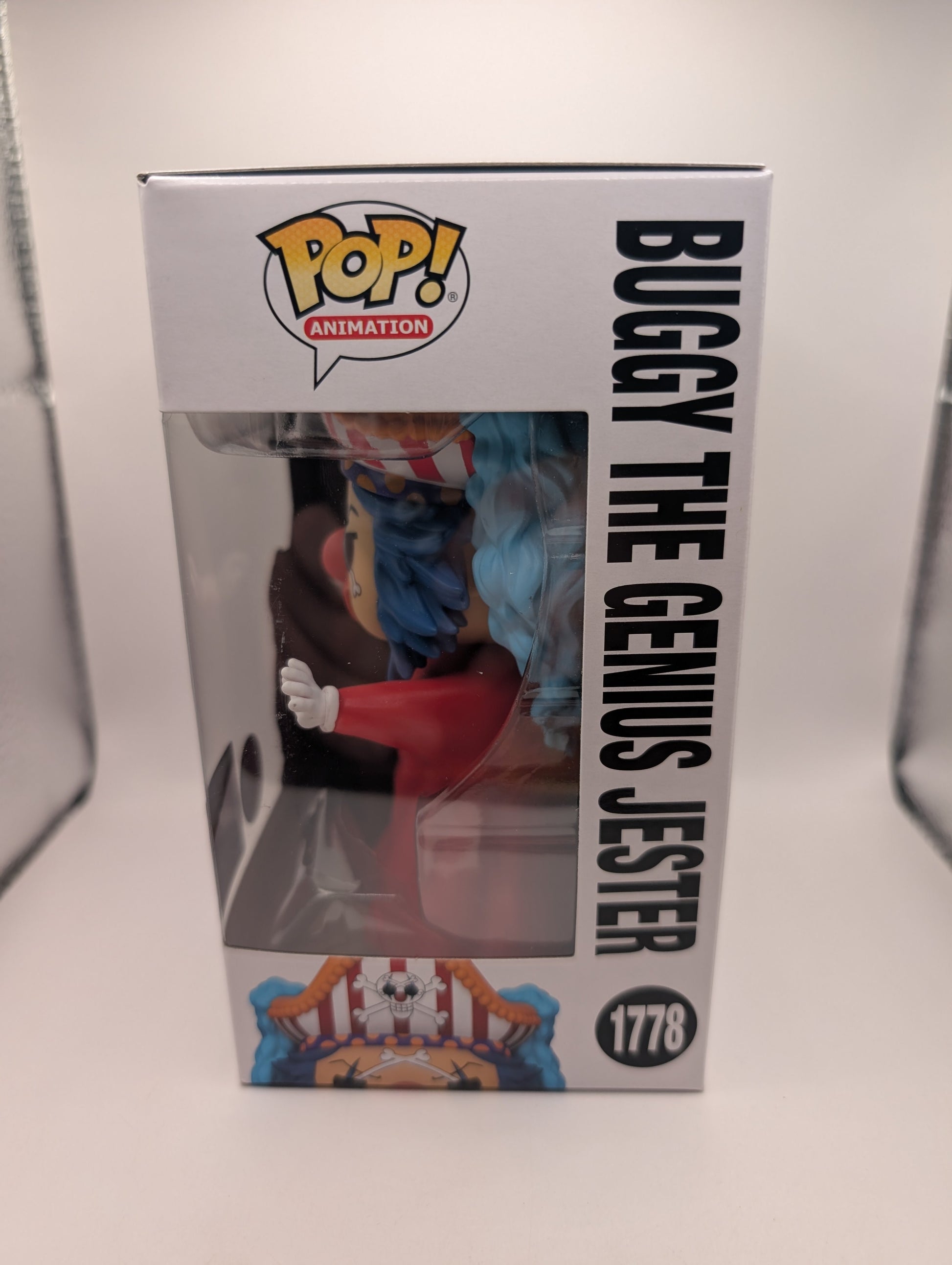 Funko Pop! Vinyl: One Piece Buggy the Genius Jester #1778, Chalice Exclusive FRENLY BRICKS - Open 7 Days