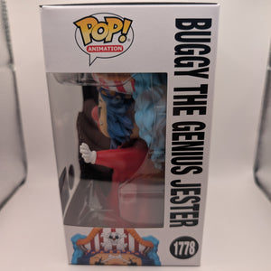 Funko Pop! Vinyl: One Piece Buggy the Genius Jester #1778, Chalice Exclusive FRENLY BRICKS - Open 7 Days