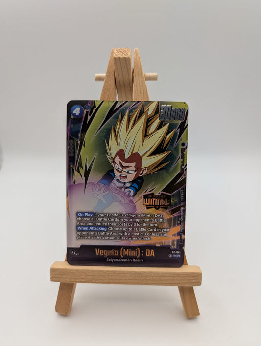 Vegeta (Mini) : DA - FP-041 (Release Event Winner) - Rivals Clash Release Event Cards FRENLY BRICKS - Open 7 Days