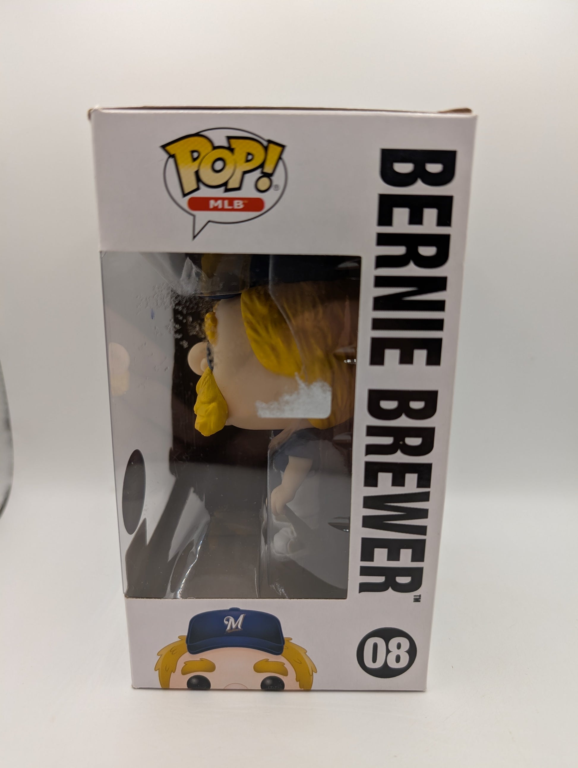 Funko Pop! MLB: BERNIE BREWER #08 Milwaukee Brewers Mascot Baseball FRENLY BRICKS - Open 7 Days