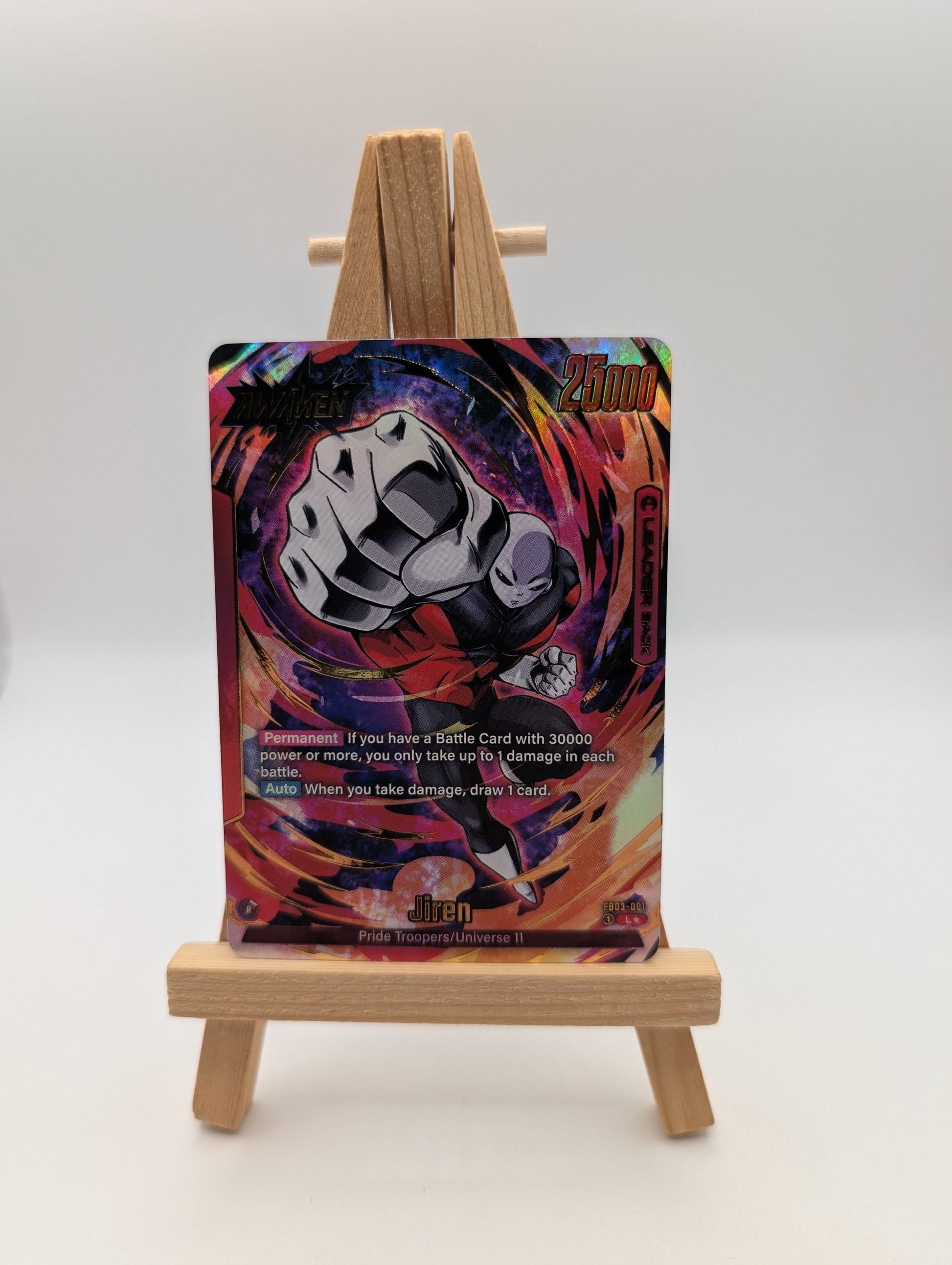 Dragon Ball Fusion World Jiren Leader Alt Art Raging Roar FB03-001 FRENLY BRICKS - Open 7 Days