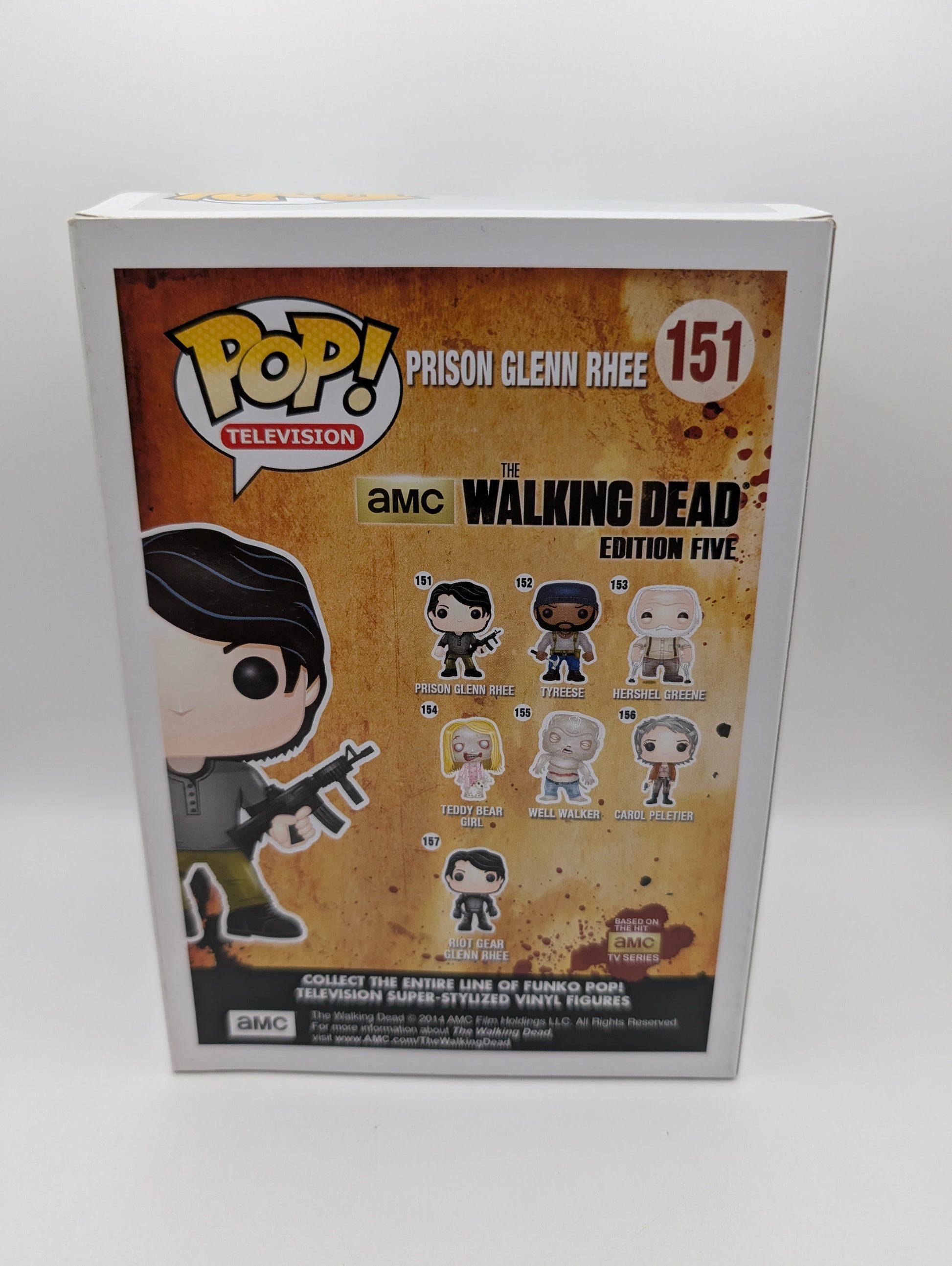 Prison Glenn Rhee 151 ~ The Walking Dead ~ Funko Pop Vinyl ~ AMC Television FRENLY BRICKS - Open 7 Days