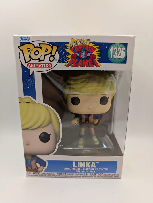 Animation Funko Pop - Linka - Captain Planet - No. 1326 FRENLY BRICKS - Open 7 Days
