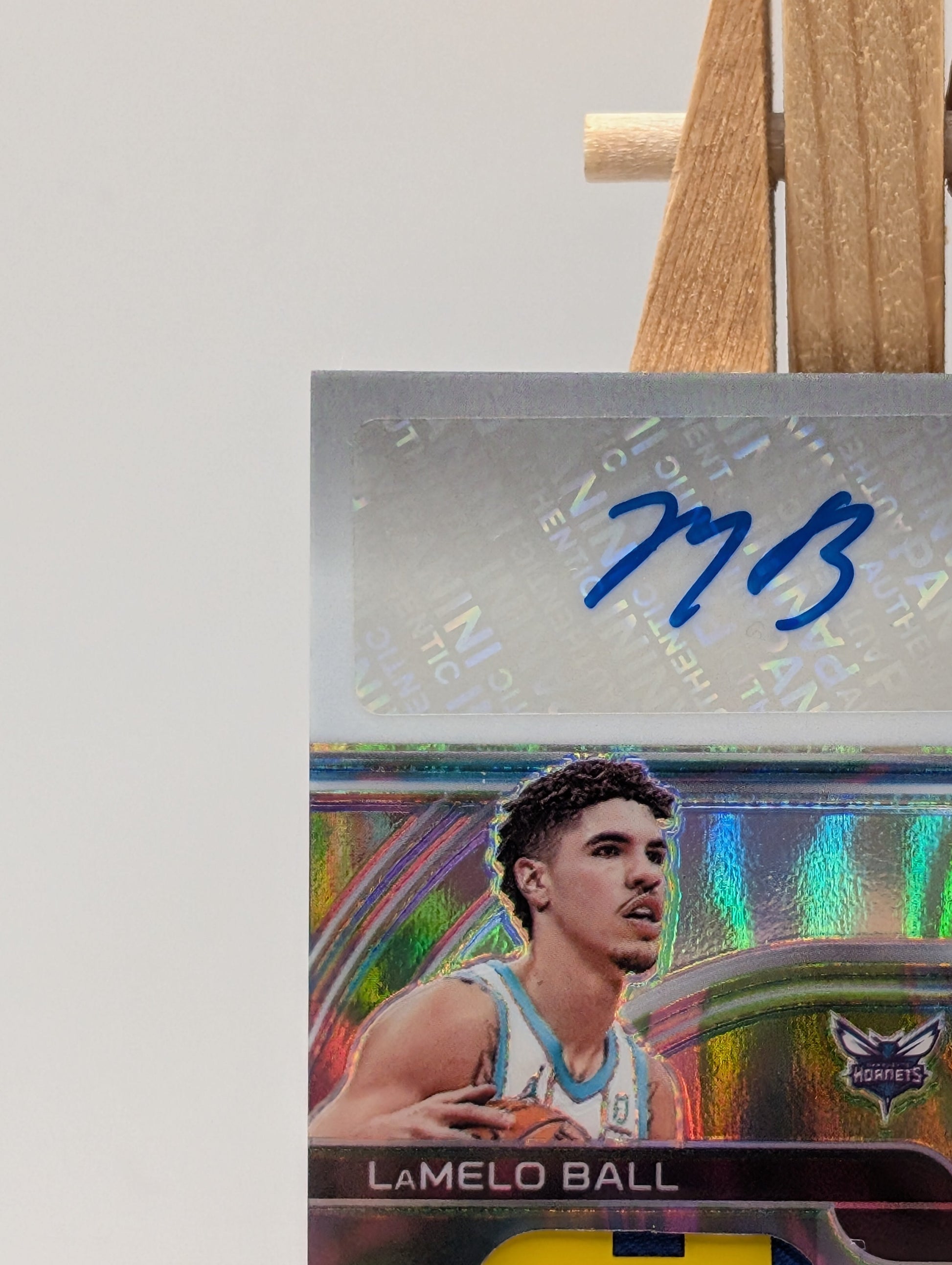 2020-21 Panini Spectra Rookie Dual Patch Auto LaMELO BALL JAMES WISEMAN /5 RC FRENLY BRICKS - Open 7 Days