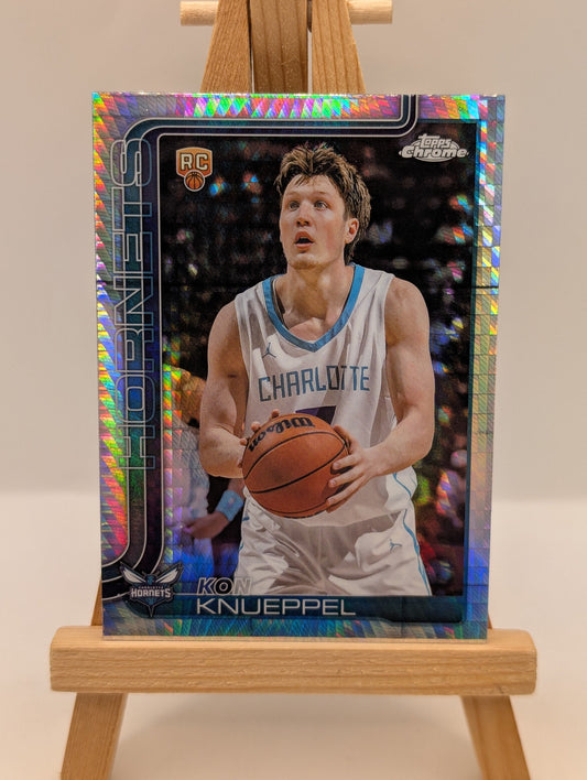 2025-26 Topps Chrome #254 Kon Knueppel Pulsar Refractor FRENLY BRICKS - Open 7 Days